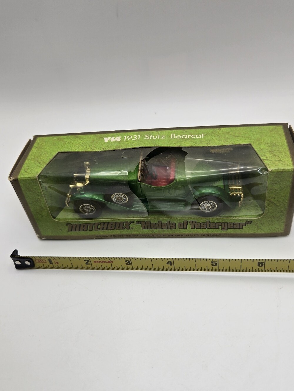 Vintage Matchbox Models of Yesteryear Y-14 1931 Stutz Bearcat diecast model car